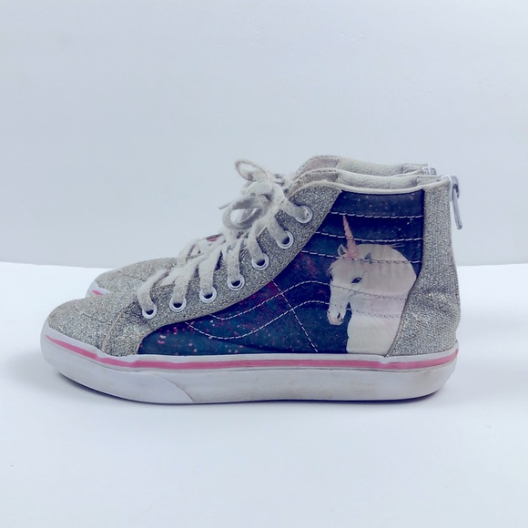 Girls Youth Capricorn Vans Shoes Size 2